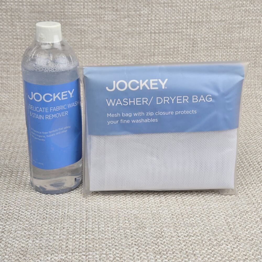 Jockey Delicate Fabric Wash and Stain Remover and Mesh Washer ~ Dryer Bag